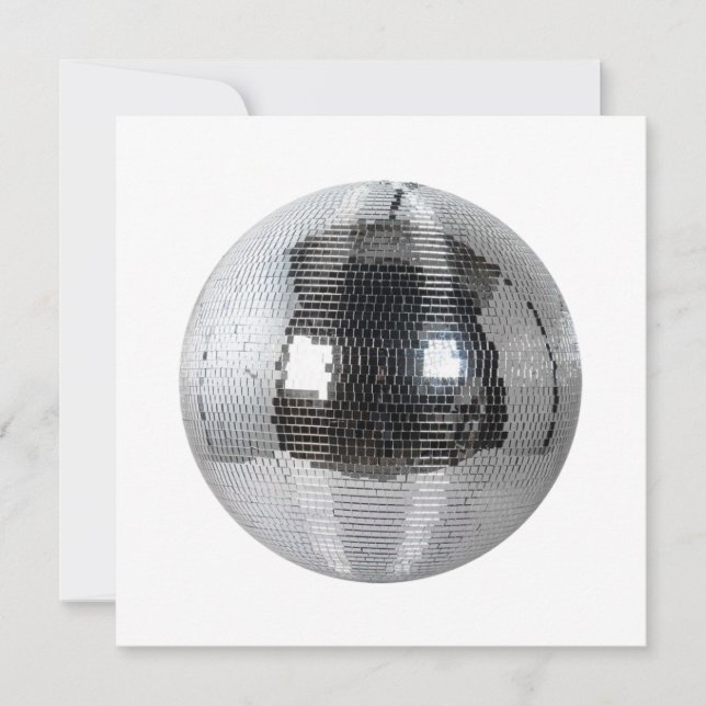 disco ball invitation (Front)
