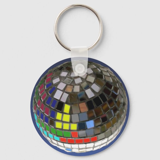 disco ball keychain (Front)