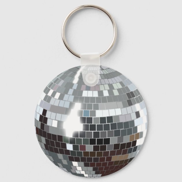 Disco ball clearance keyring