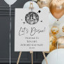 Disco Ball Let's Disco Birthday Party Welcome Sign