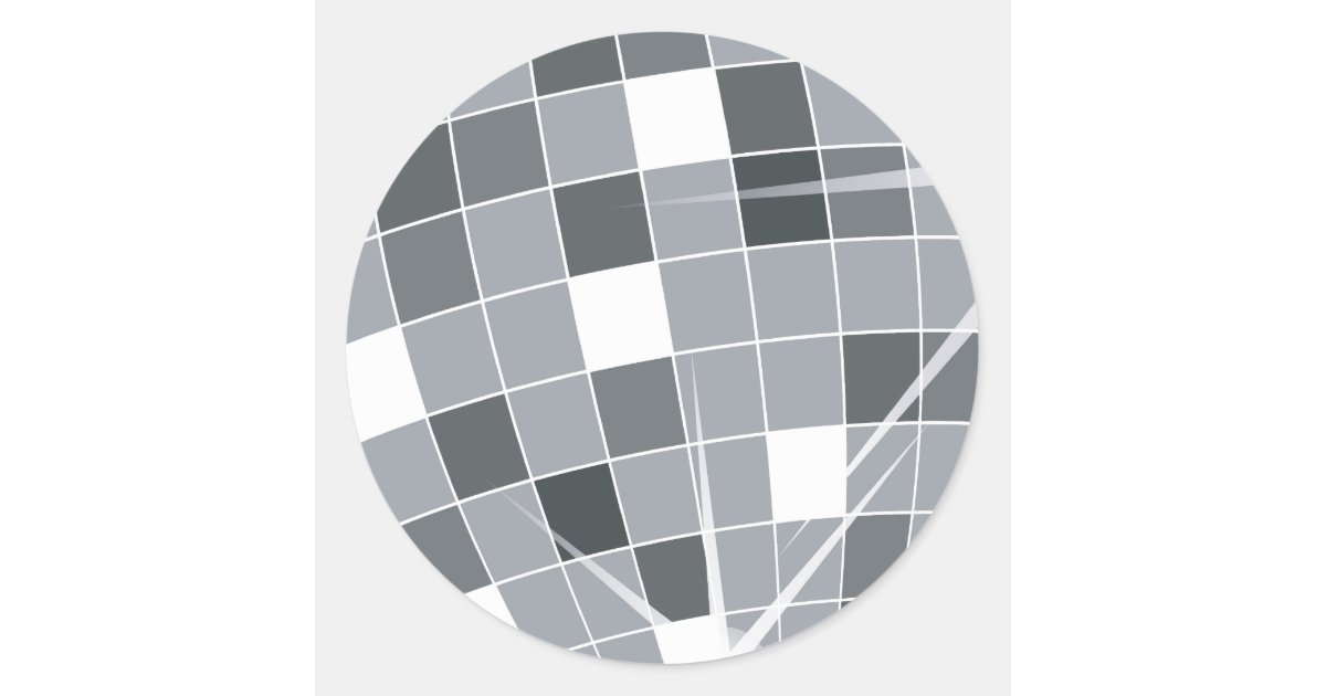 Disco Ball Classic Round Sticker