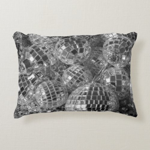 Disco Ball Ornaments Decorative Pillow