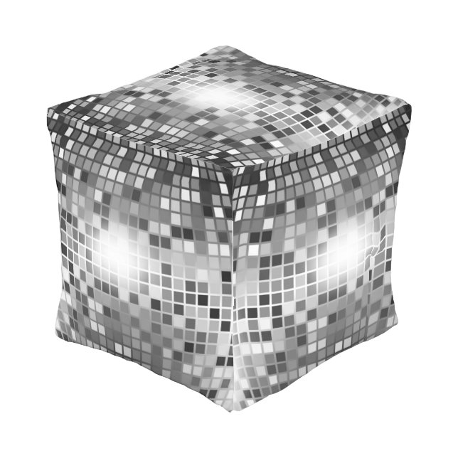 DISCO BALL OUTDOOR POUF (Angled Back)