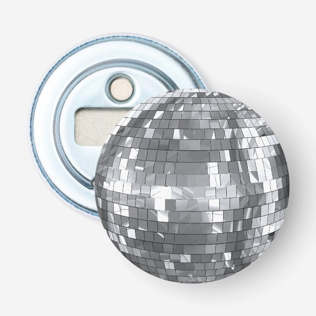 Disco Ball Party Bachelorette Birthday Fun Bottle Opener (Front)
