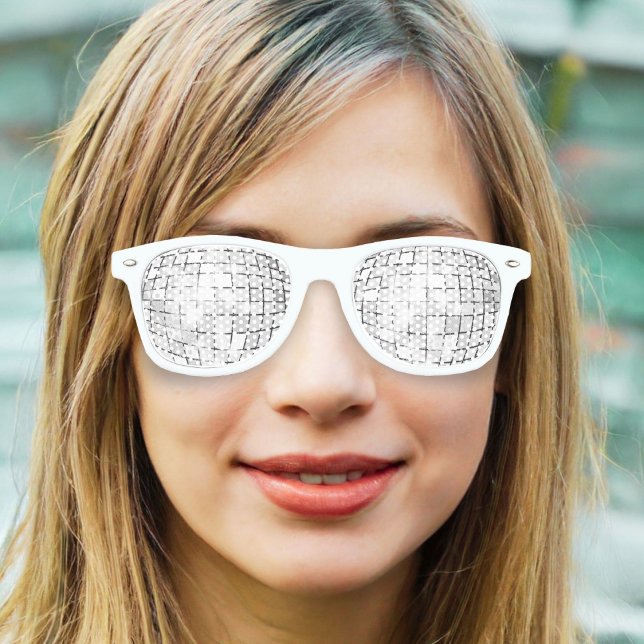 Disco Ball Party Retro Sunglasses (Creator Uploaded)