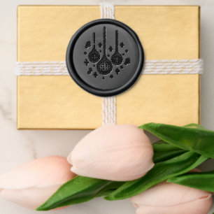 Disco Ball Party Wax Seal Stamp Sticker