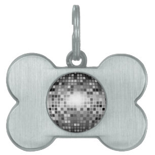 DISCO BALL PET TAG