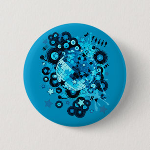 Disco_Ball Pinback Button