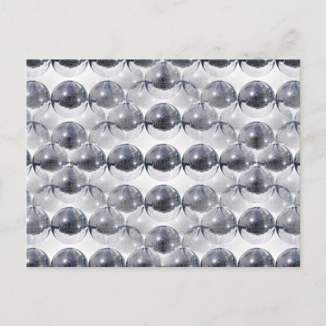 disco ball postcard (Front)