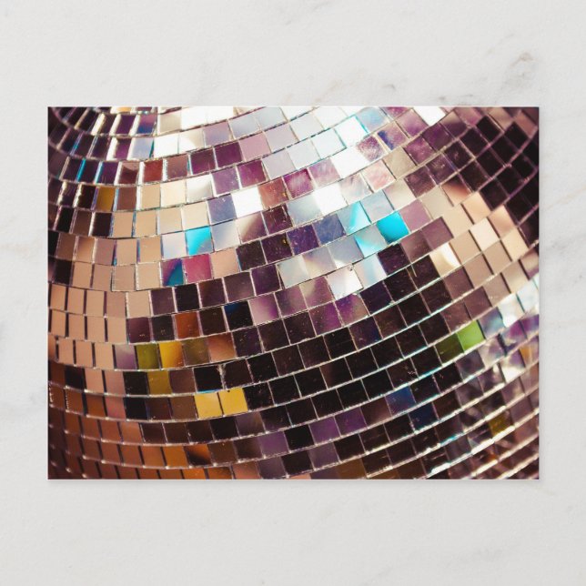Disco Ball Postcard (Front)