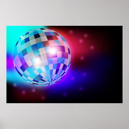 Disco Ball Poster
