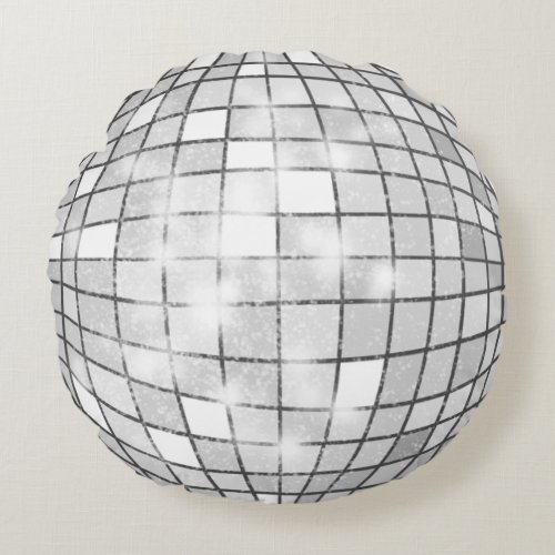 Disco Ball  Round Pillow