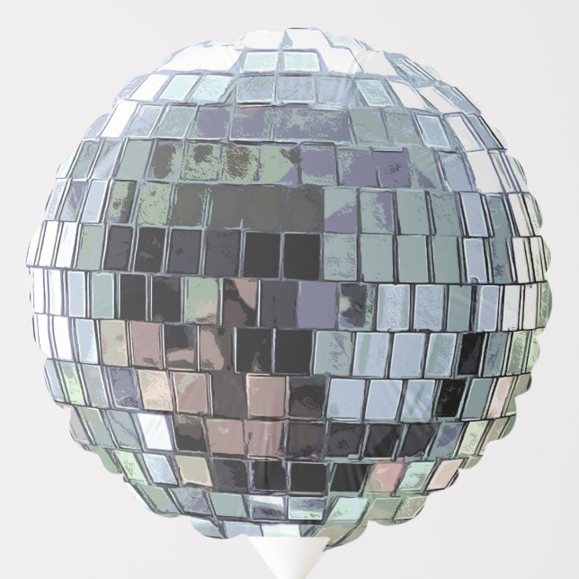 Disco Ball - Silver Balloon (Front)