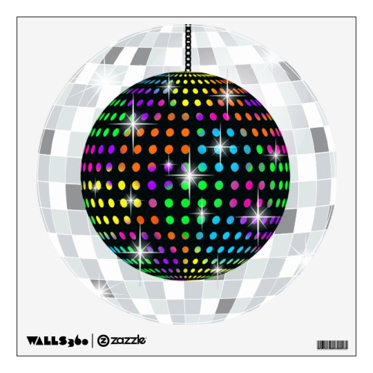Disco Ball - SRF Wall Sticker | Zazzle.com