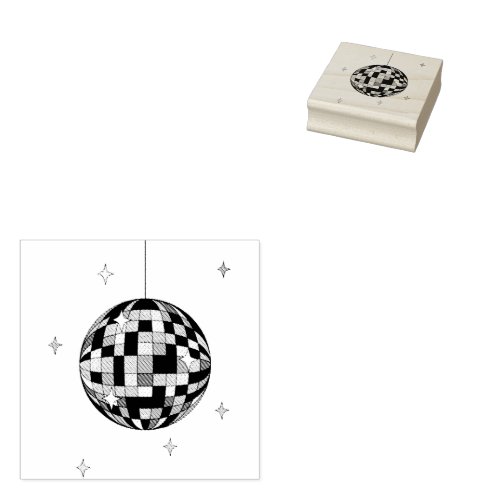 Disco Ball Stamp