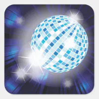 Round Disco Ball Stickers