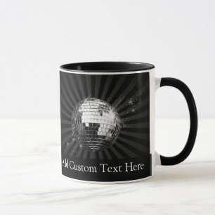 Disco Ball w/Black Background Mug