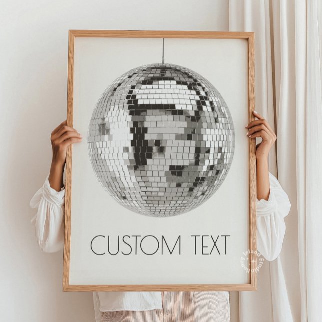  Disco Ball Wall Art Personalized Faux Canvas (Disco Ball Wall Art Personalized Faux Canvas)