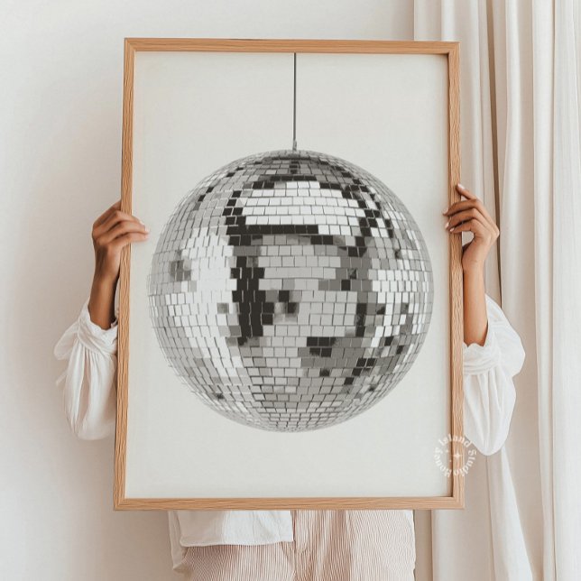 Disco Ball Wall Art Print Poster (Disco Ball Wall Art Print Poster)