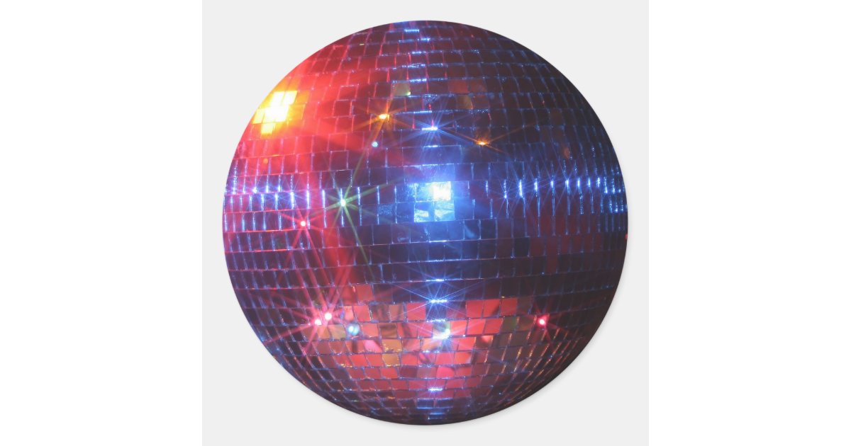 Disco Ball Classic Round Sticker