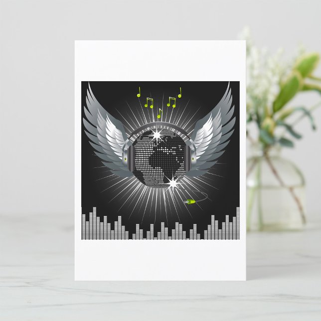 Disco Ball With Wings Invitation (Creator Uploaded)