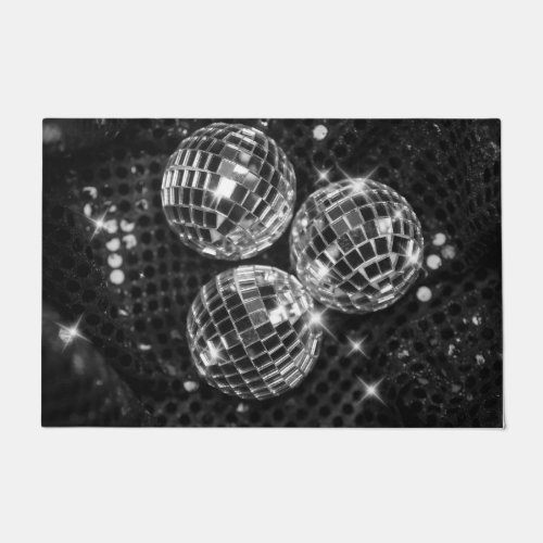 Disco Balls Glam 10 retro wall art Doormat