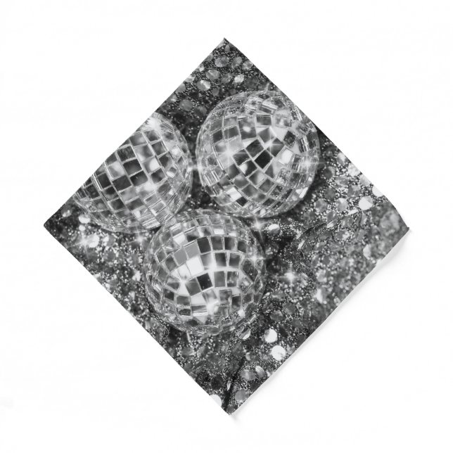 Disco Balls Glam #11 #retro #wall #art Bandana (Front)