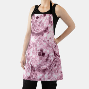 Disco Balls Glam #12 #retro #wall #art Apron