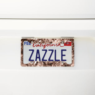 Disco Balls Glam 17 License Plate Frame