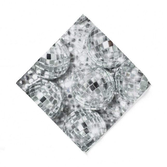 Disco Balls Glam #1 #retro #wall #art Bandana (Front)