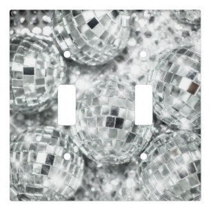 Disco Balls Glam #1 #retro #wall #art Light Switch Cover