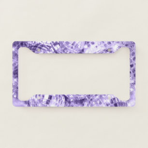 Disco Balls Glam #7 #retro #wall #art License Plate Frame