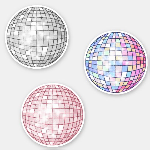 Disco Balls Sticker Set