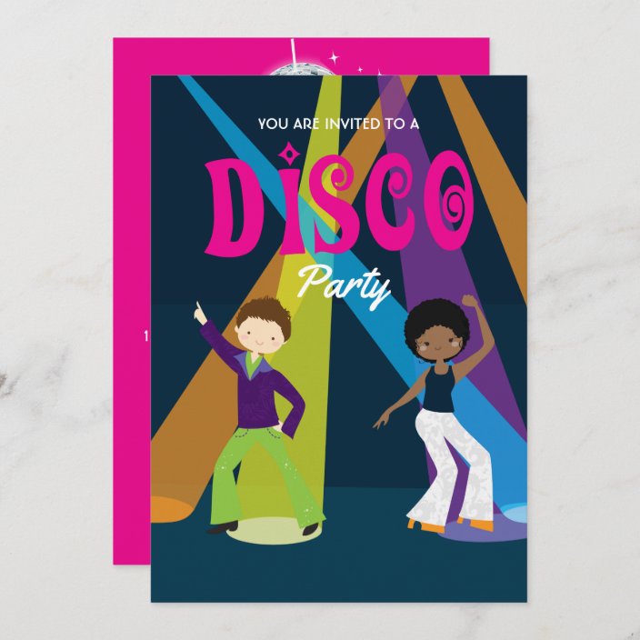 Disco Birthday Party invitation | Zazzle.com