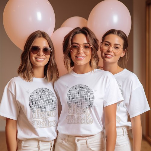 Disco Bride Bridal Party Shirt