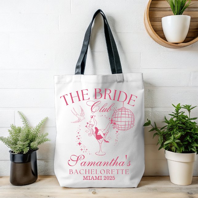 Disco Bride Martini Dancer  Tote Bag (Creator Uploaded)