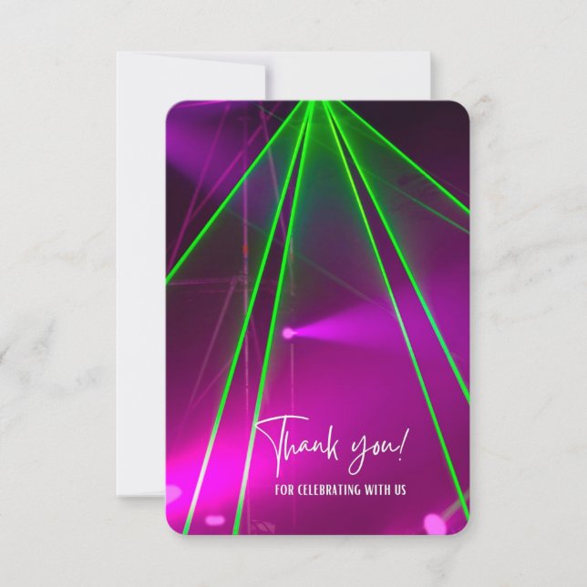 Disco Cards Thank you (Front)