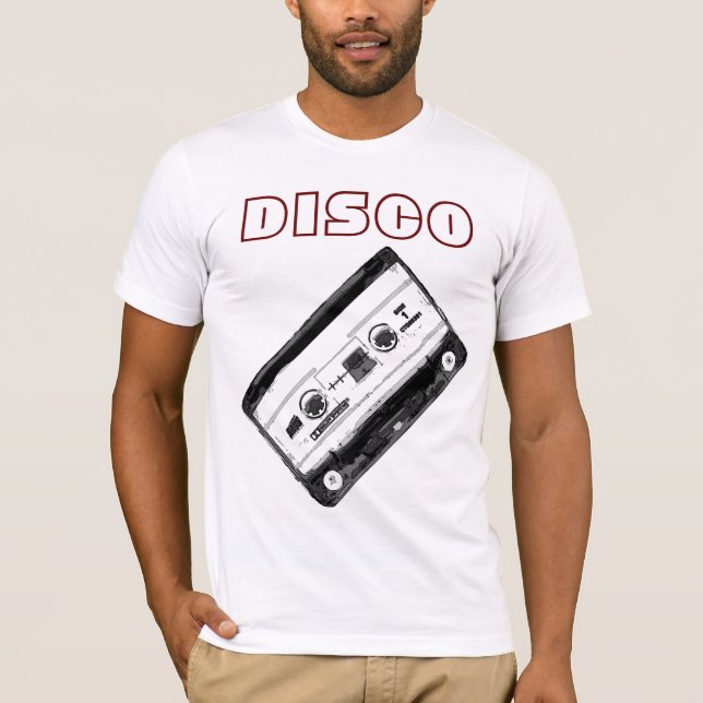 Disco Cassette 70's Music Entertainment Retro T-Shirt (Front)