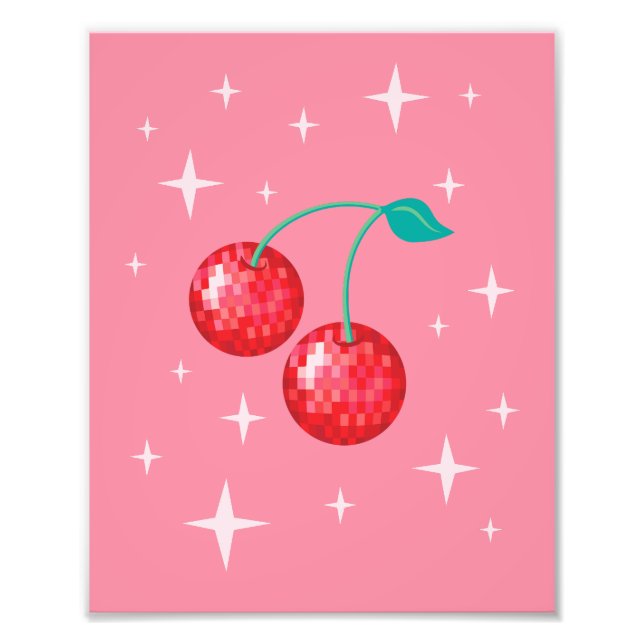 Disco Cherry 2 Photo Print (Front)
