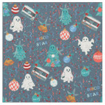 disco christmas music cassette ghost fabric