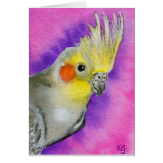 Disco Cockatiel Cards