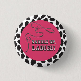 Disco Cowgirl Bachelorette Party Button
