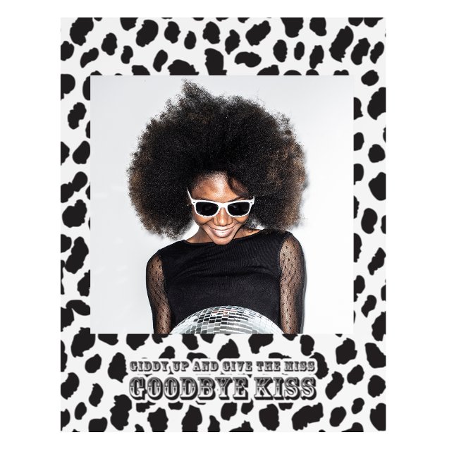 Disco Cowgirl Bachelorette Photo Prop Frame Foam Board (Creator Uploaded)