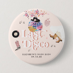 Disco Cowgirl Nashville Pink Rodeo   Bachelorette  Button