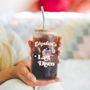 Disco Cowgirl Nashville Pink Rodeo Bachelorette Can Glass