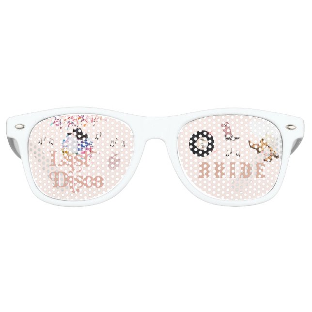 Disco Cowgirl Nashville Rodeo | Bachelorette Bride Retro Sunglasses (Front)