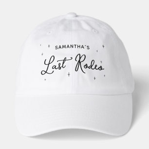 Disco Cowgirl Script Last Rodeo Bachelorette Party Hat