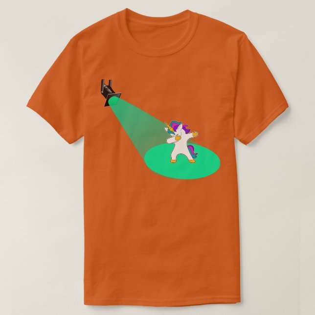 Disco DABBING Party Disco Hip Hop Unicorn Gift 5 T-Shirt (Design Front)