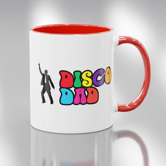 Disco Dad Mug  - A Colorful Fathers Day Gift (Creator Uploaded)