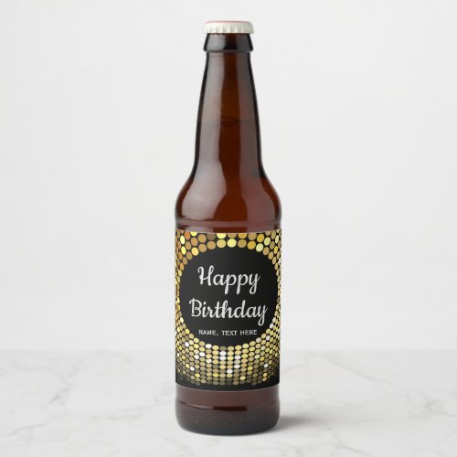 disco dance 70s vintage beer Label Set